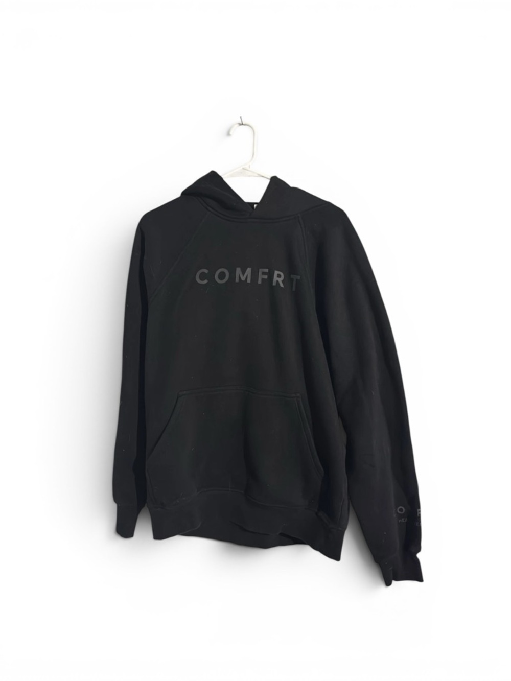 COMFRT Men's Black Pullover Hoodie